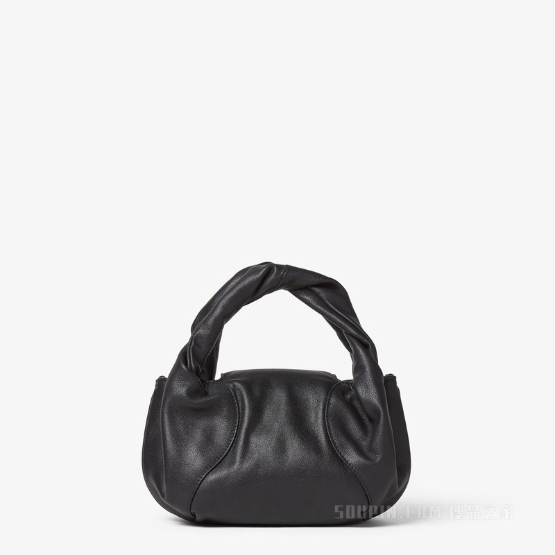 迷你FENDI Spy Bag 黑色皮革迷你手袋
