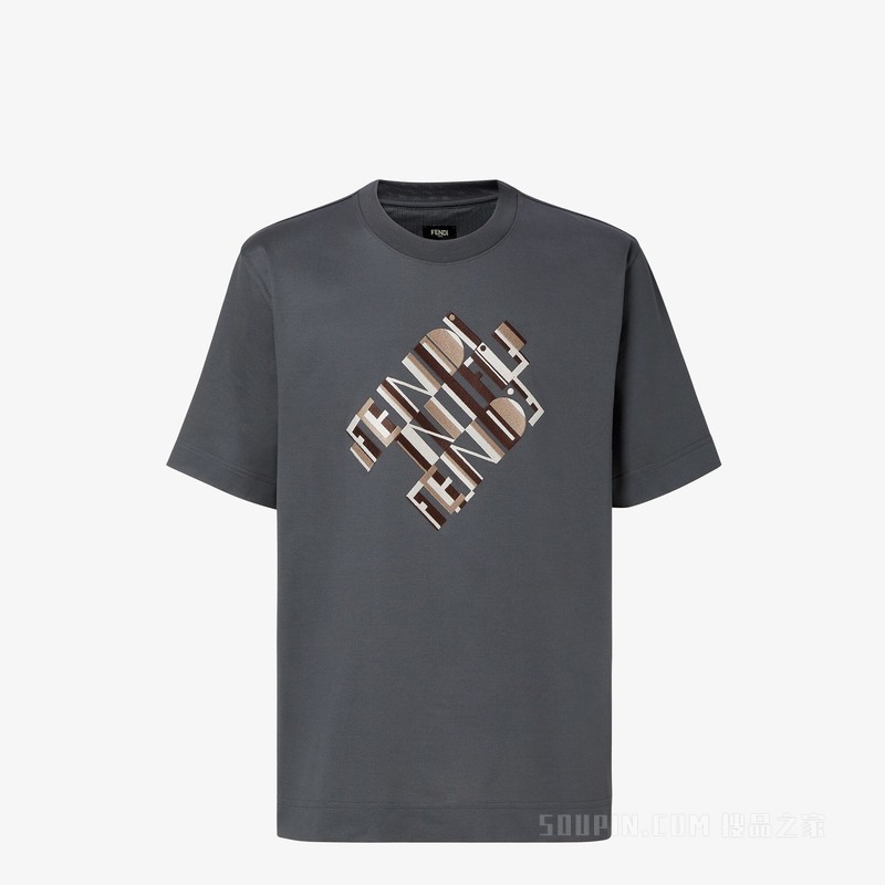 T恤 灰色棉质T恤