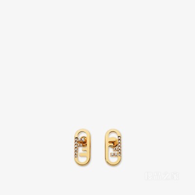 O'Lock耳环 金色金属耳环