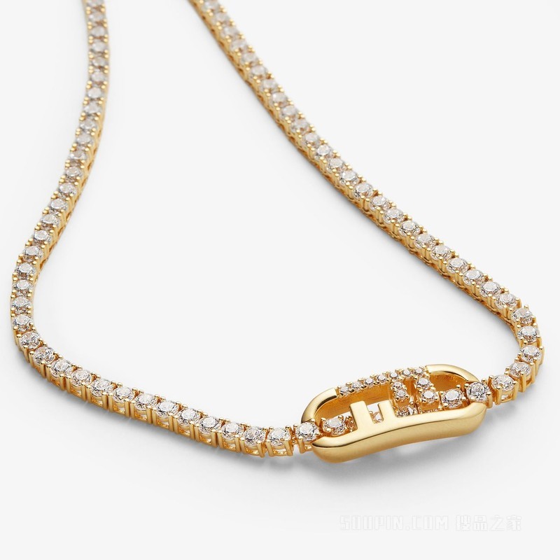 FENDI O'Lock项链 金色项链