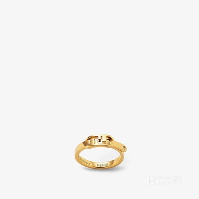 FENDI O'Lock戒指 金色戒指