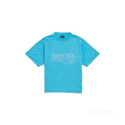 WASHED CRAYON POLITICAL中号版型T恤