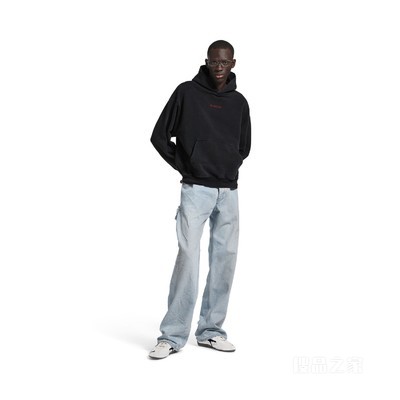 BALENCIAGA BACK HOODIE中号版型连帽卫衣