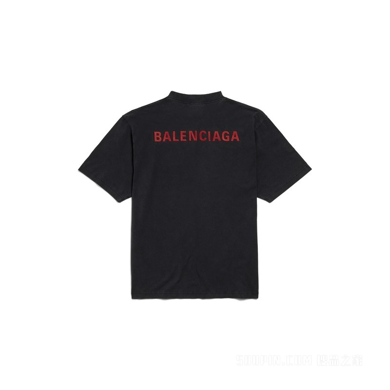 BALENCIAGA BACK中号版型T恤