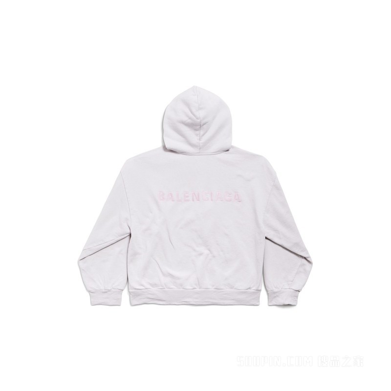 BALENCIAGA BACK HOODIE常规版型拉链连帽卫衣