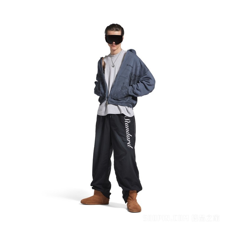 BALENCIAGA BACK HOODIE常规版型拉链连帽卫衣