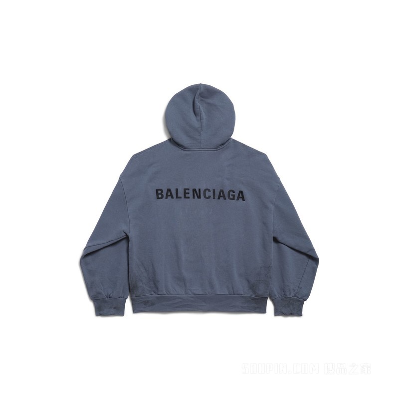 BALENCIAGA BACK HOODIE常规版型拉链连帽卫衣