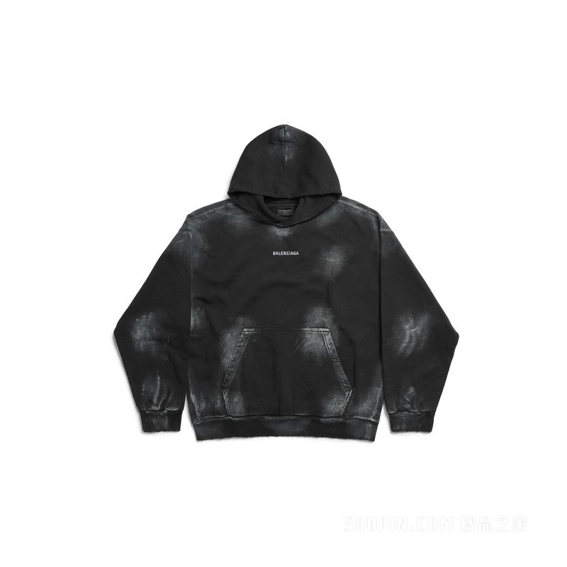 BALENCIAGA BACK HOODIE中号版型连帽卫衣