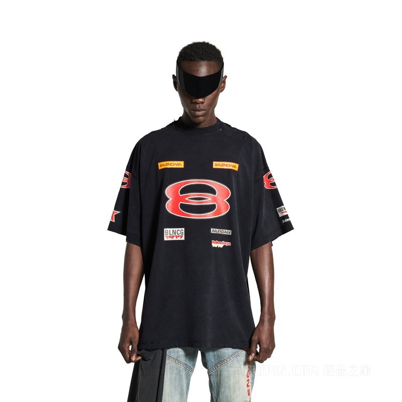 SPONSOR LOGOS廓形T恤