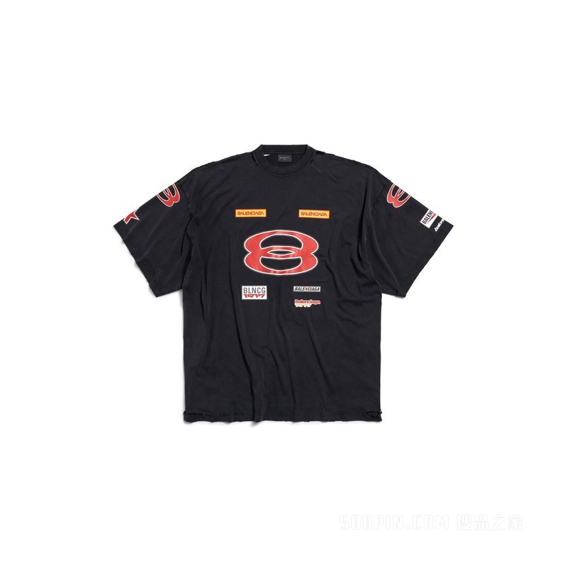 SPONSOR LOGOS廓形T恤