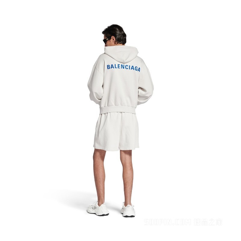 BALENCIAGA BACK HOODIE常规版型拉链连帽卫衣