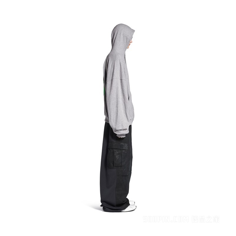 HI THERE HOODIE大号拉链连帽卫衣