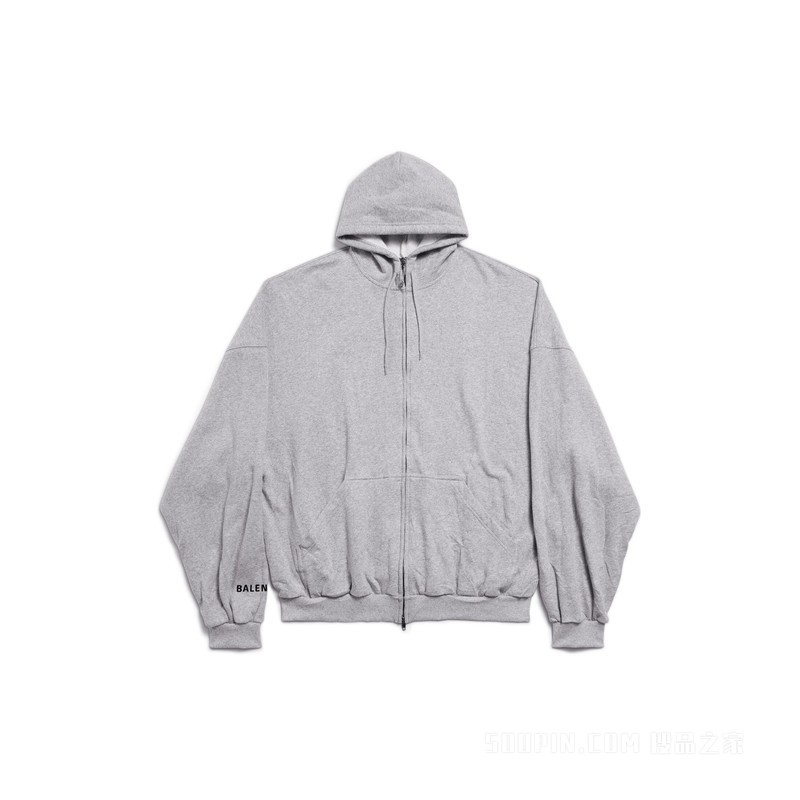 HI THERE HOODIE大号拉链连帽卫衣