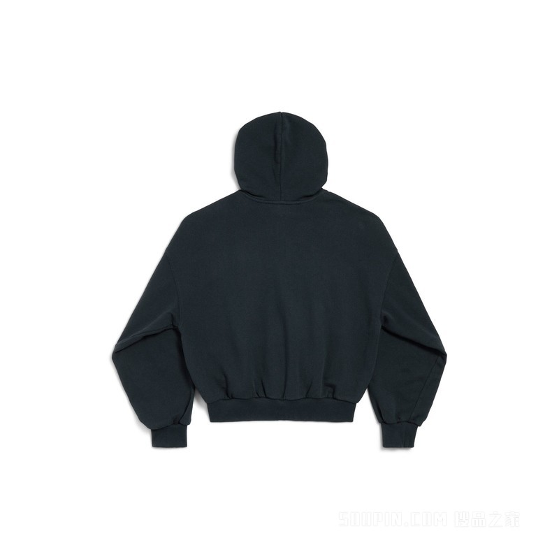 AIRPORT TAG HOODIE小号版型拉链连帽卫衣
