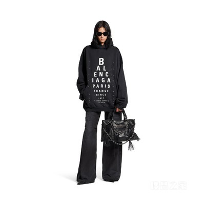 OPTICAL HOODIE大号版型连帽卫衣