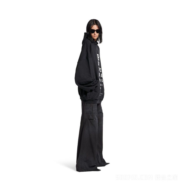 OPTICAL HOODIE大号版型连帽卫衣