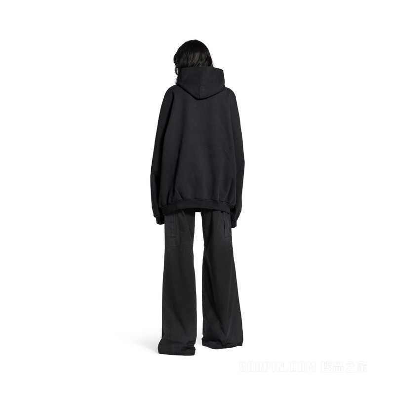 OPTICAL HOODIE大号版型连帽卫衣