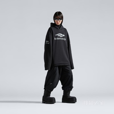 3B SPORTS ICON HOODIE大廓形连帽卫衣