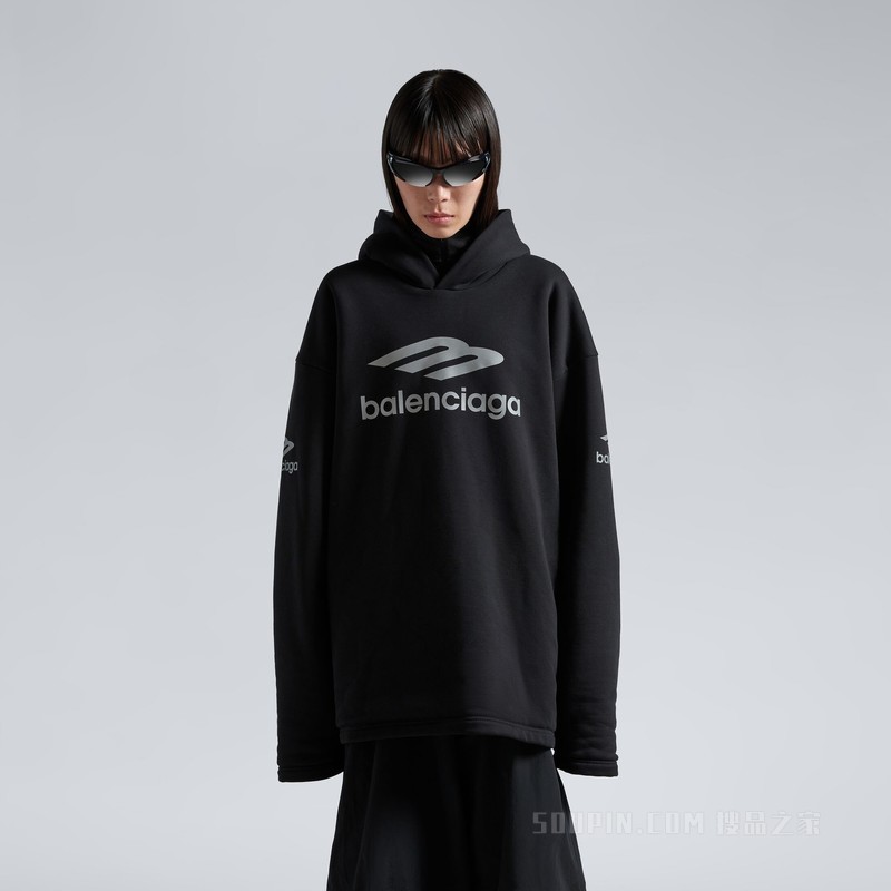 3B SPORTS ICON HOODIE大廓形连帽卫衣