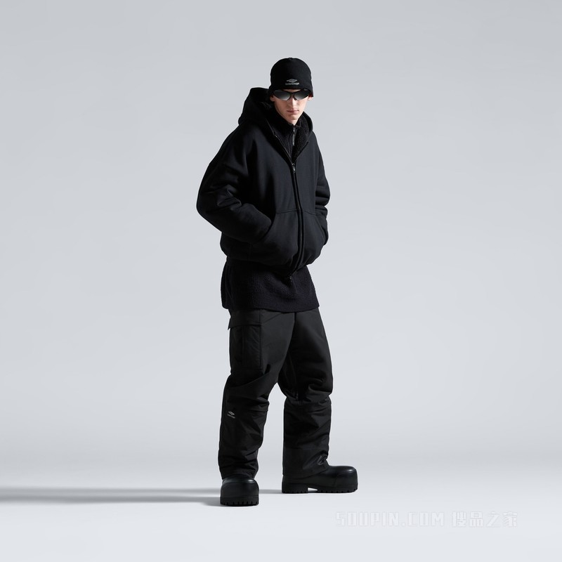 3B SPORTS ICON HOODIE拉链外套连帽卫衣