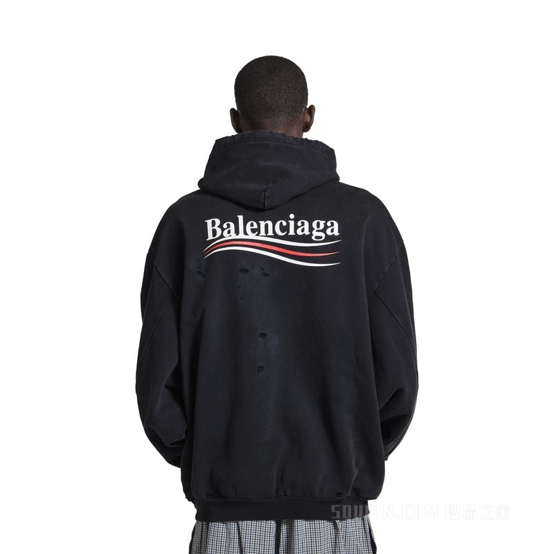 POLITICAL CAMPAIGN LAYERED HOODIE连帽卫衣