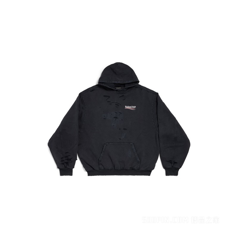 POLITICAL CAMPAIGN LAYERED HOODIE连帽卫衣