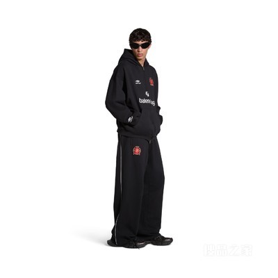 PARIS SOCCER HOODIE中号版型拉链连帽卫衣
