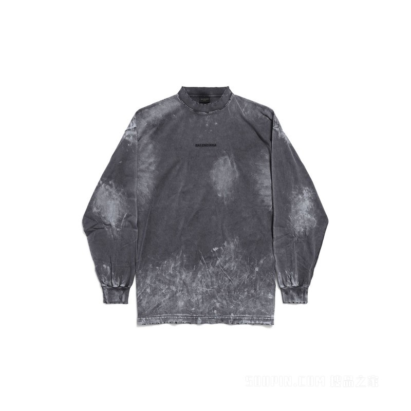 BALENCIAGA BACK大号版型长袖T恤