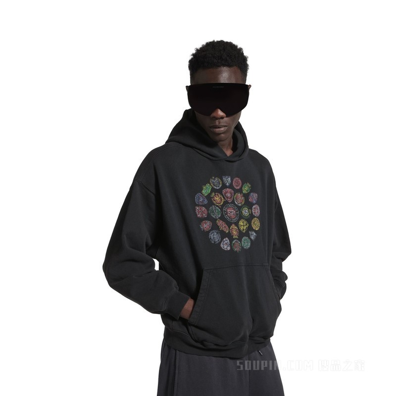 SPIRAL CREST HOODIE中号版型连帽卫衣
