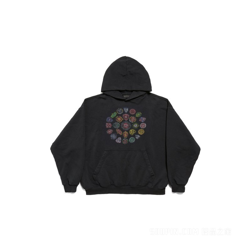SPIRAL CREST HOODIE中号版型连帽卫衣