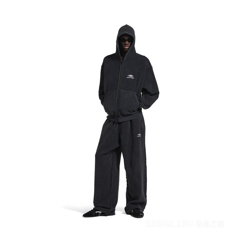 3B SPORTS ICON INSIDE-OUT HOODIE拉链连帽卫衣