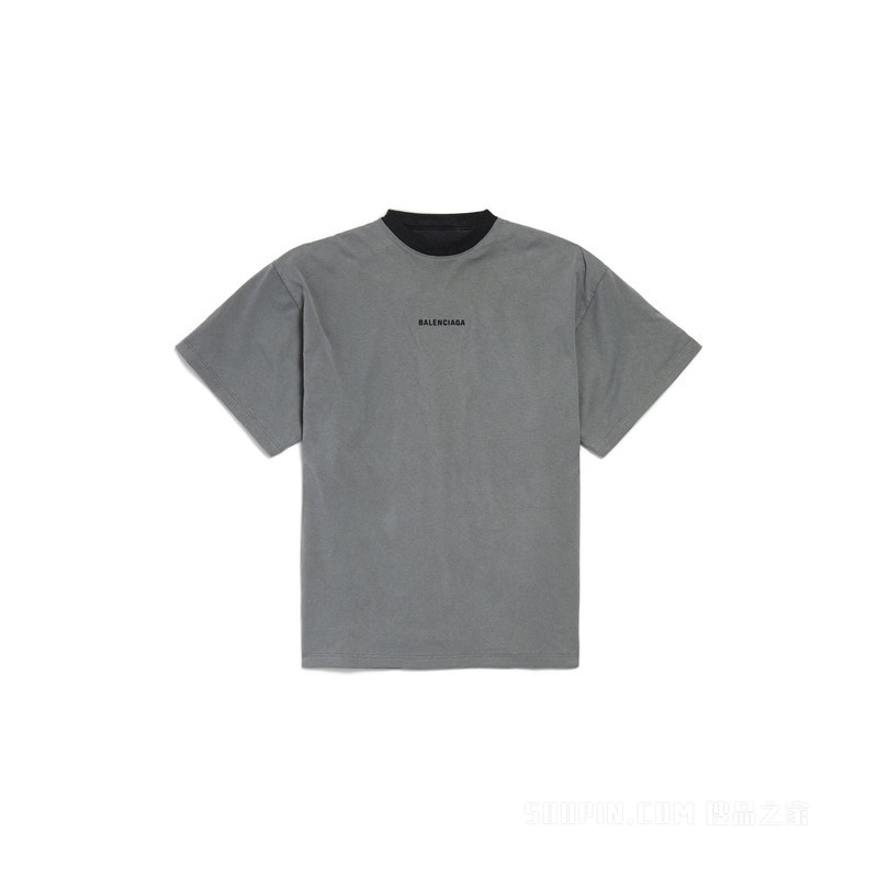 BALENCIAGA BACK双面廓形T恤