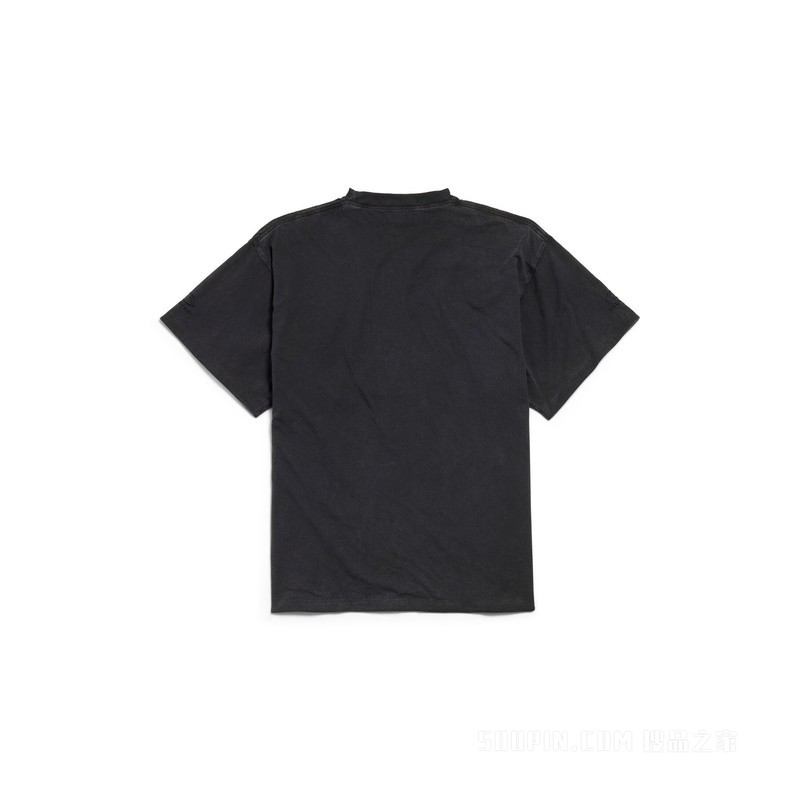 BALENCIAGA BACK双面廓形T恤