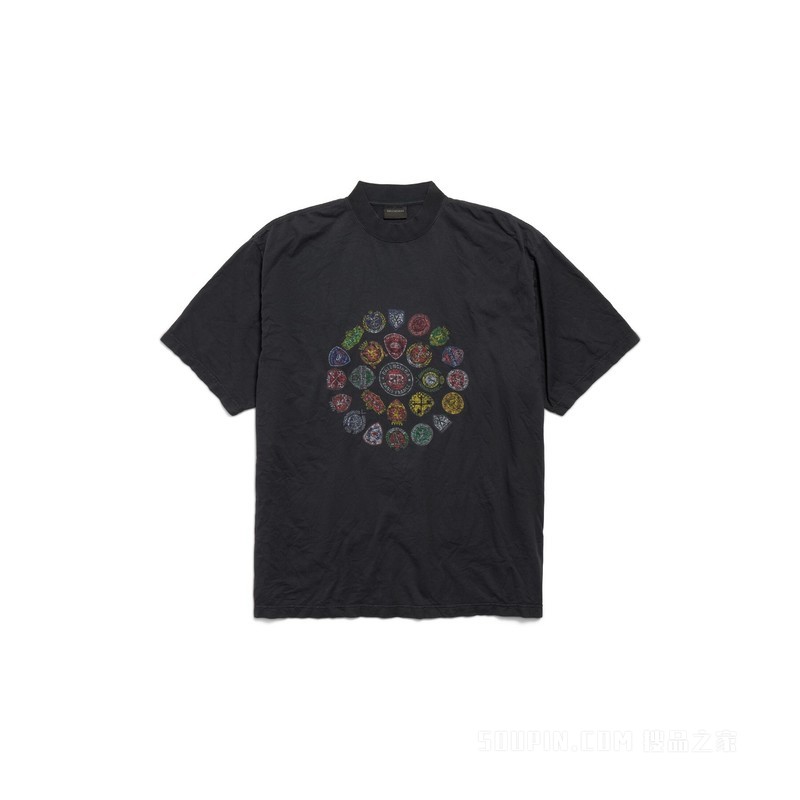 SPIRAL CREST中号版型T恤