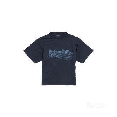 WASHED CRAYON POLITICAL中号版型T恤