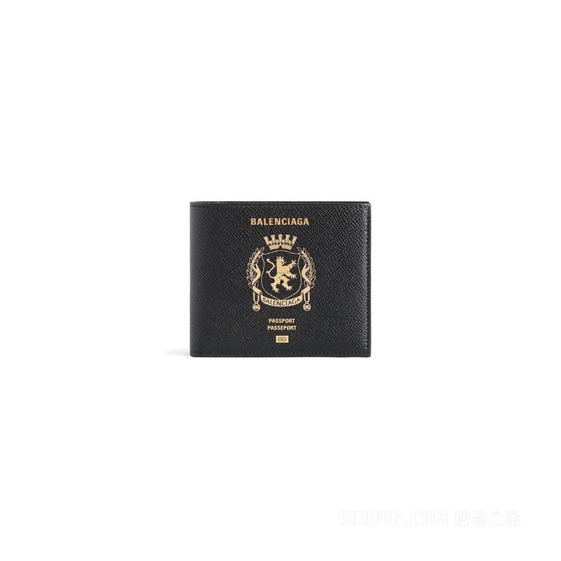 PASSPORT方形折叠钱包