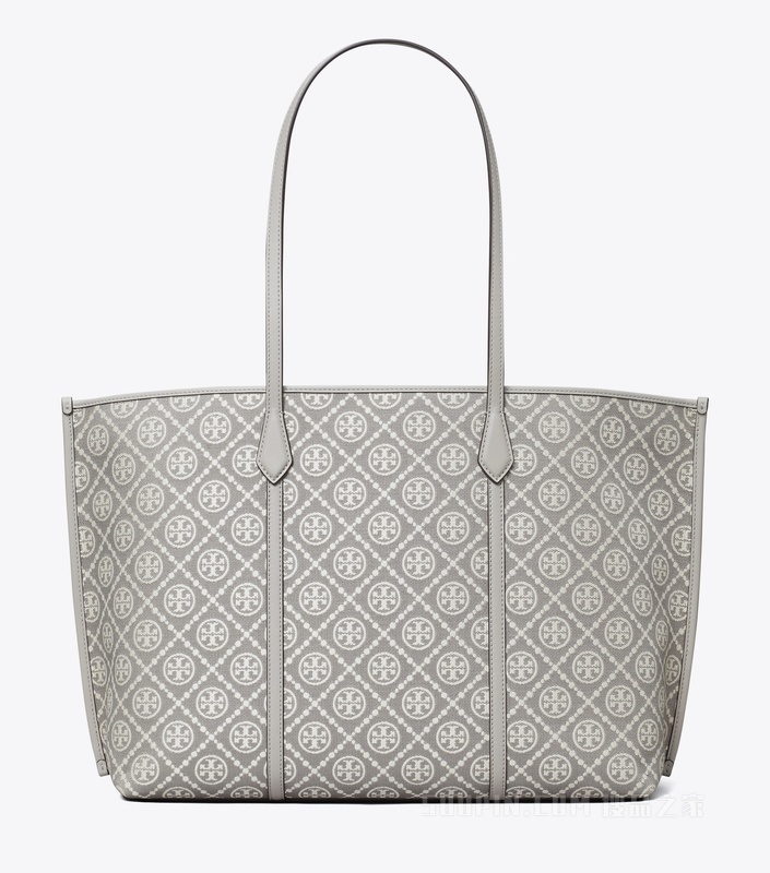 T Monogram Perry 托特包 灰色