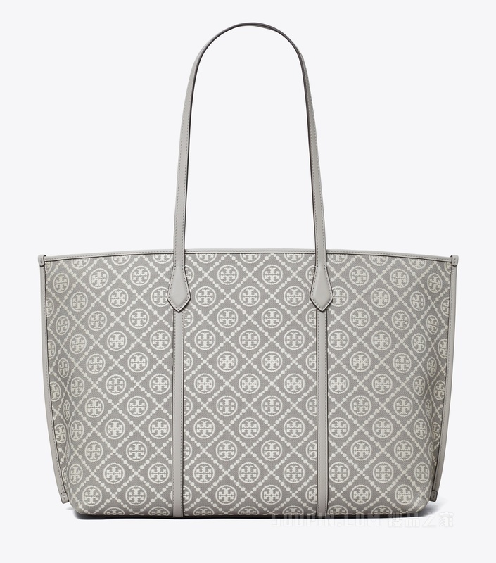 T Monogram Perry 托特包 灰色