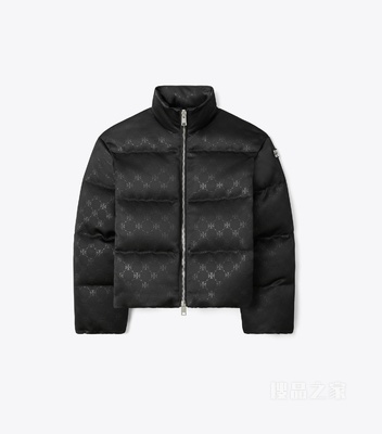 T Monogram 羽绒夹克 黑色