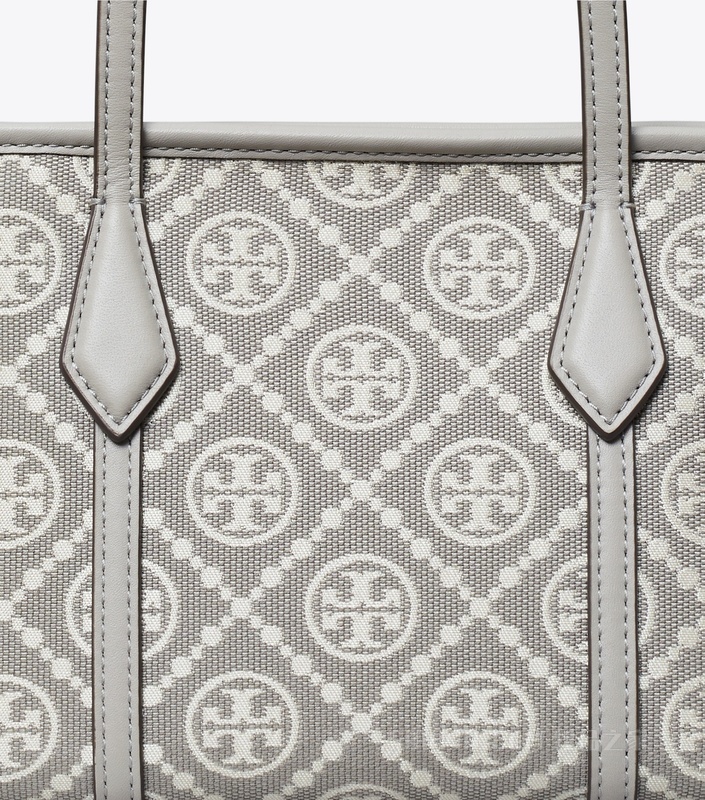 T Monogram Perry 迷你托特包 灰色