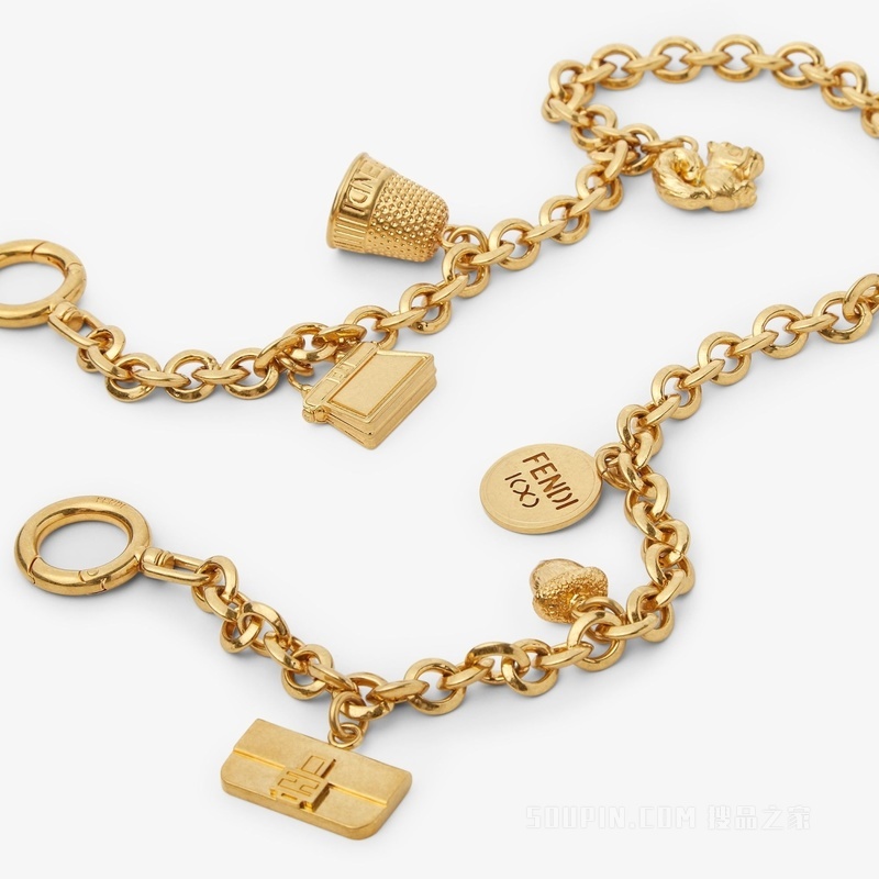 Strap You 金色金属肩带