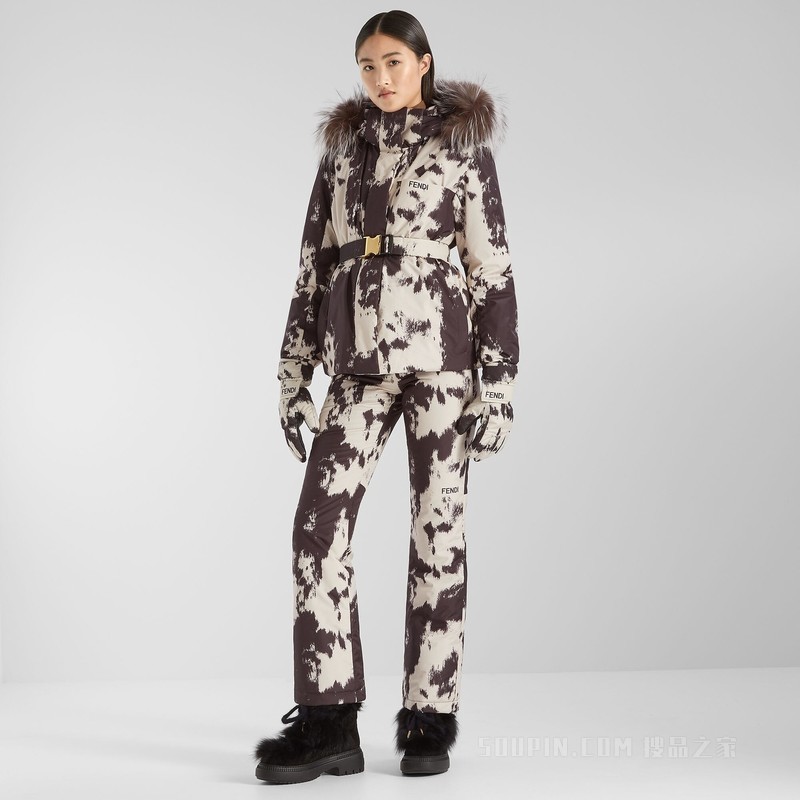 滑雪服 Frosted Fauna黑白两色高科技布料滑雪服