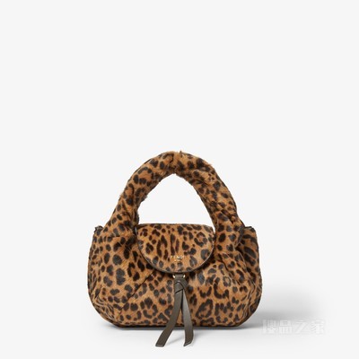 迷你FENDI Spy Bag 印花卡瓦利诺小牛皮迷你手袋
