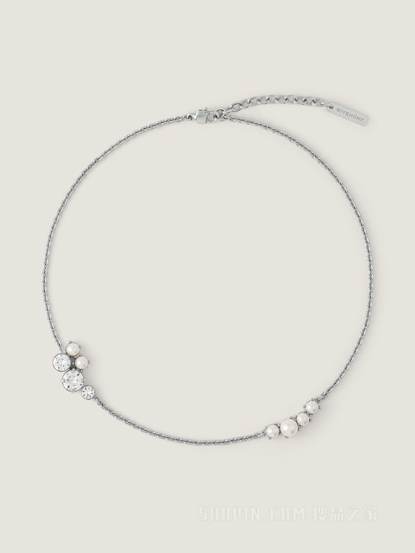 Crystal Pearl短项链