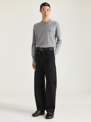 Couture Seam GIVENCHY Paris LOGO刺绣长裤