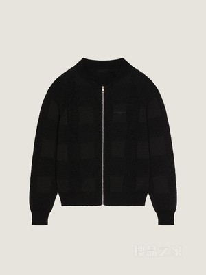 GIVENCHY Paris LOGO刺绣拉链开衫