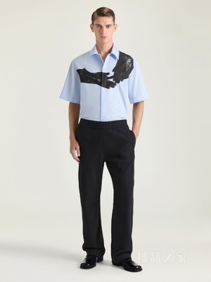 Couture Seam GIVENCHY Paris LOGO刺绣慢跑长裤