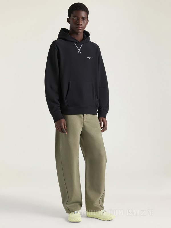 Couture Seam GIVENCHY Paris LOGO刺绣连帽衫
