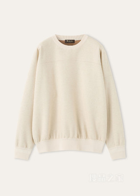 Piako女士圆领上衣 绵羊毛, 棉