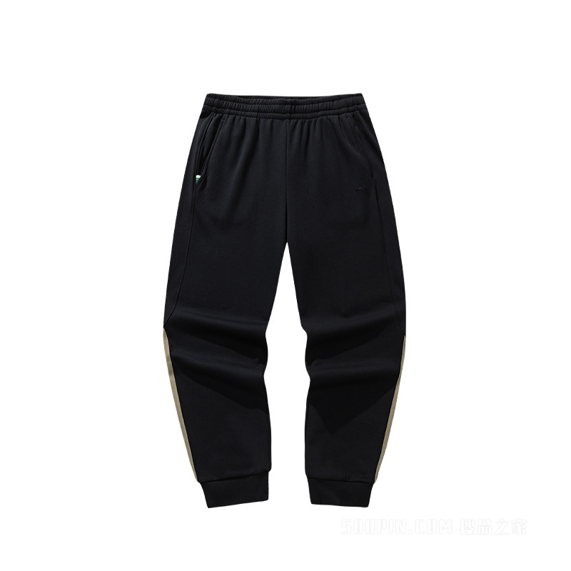 安踏生活系列ANTA ICONIC男子泡芙绒针织运动长裤